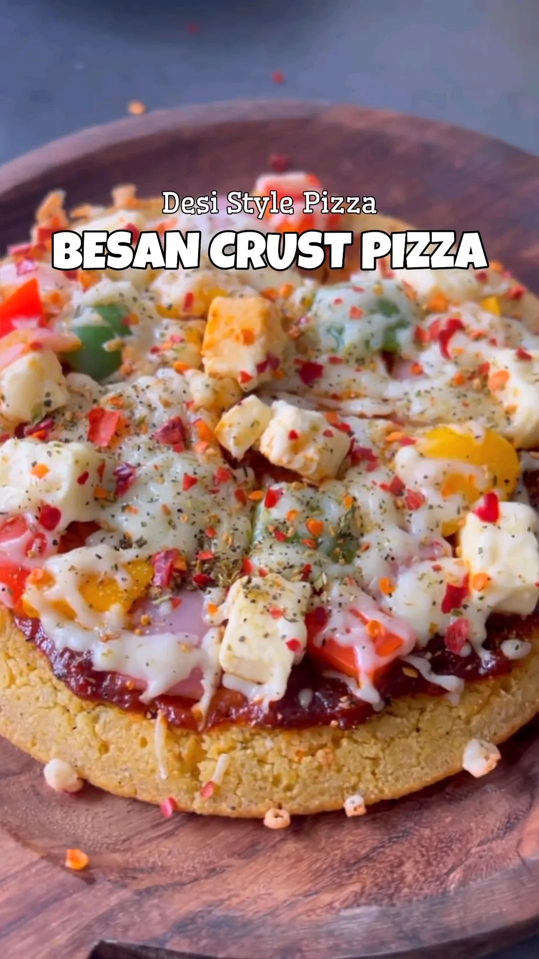Besan Crust Pizza
