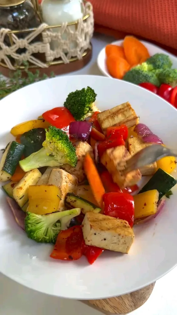 Grilled Vegetables and Tofu