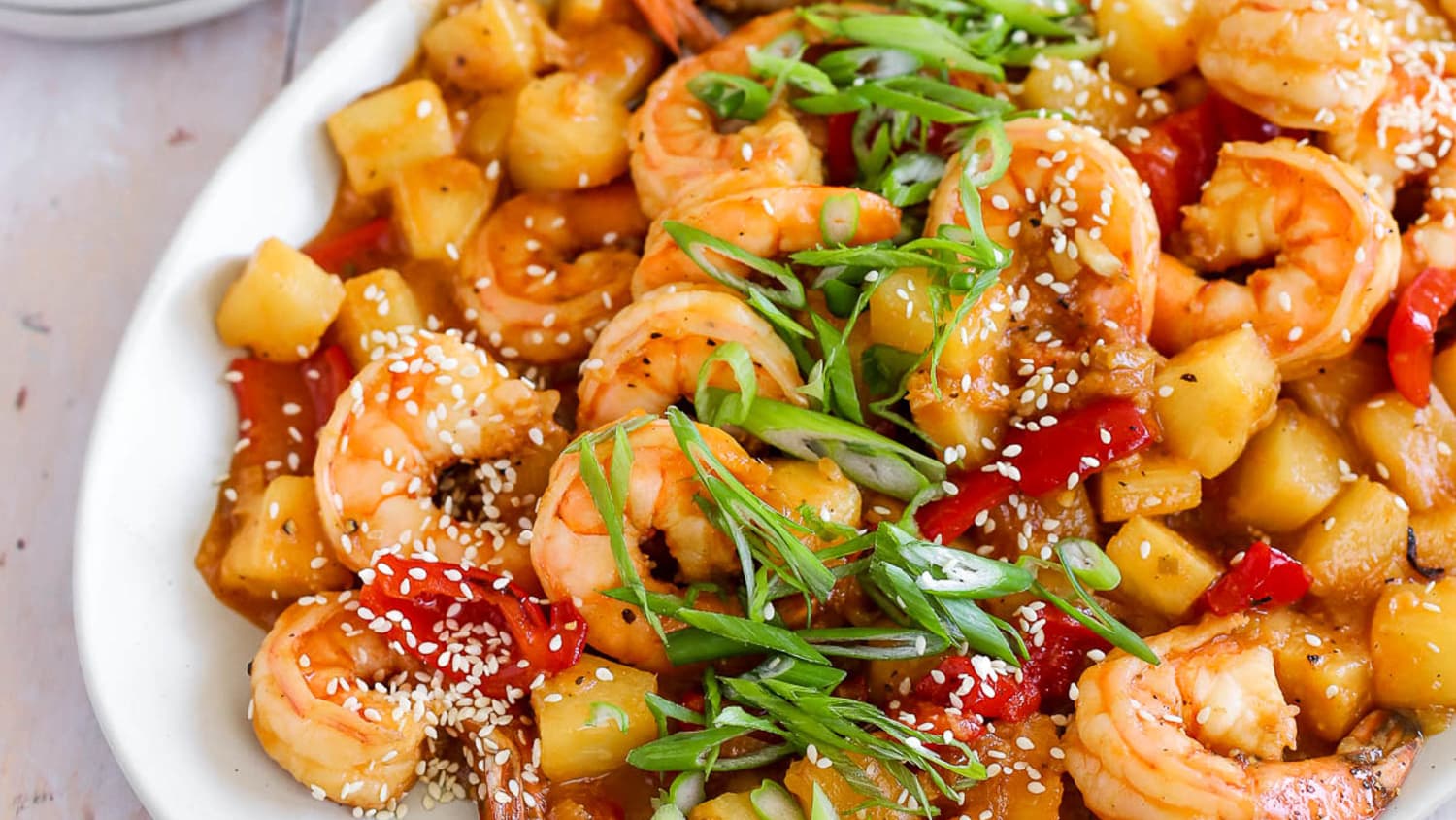 Sweet and Sour Glazed Shrimp