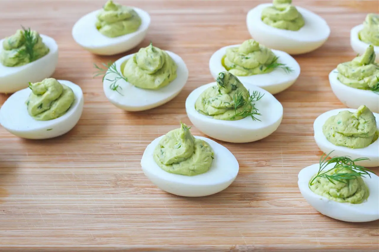 Avocado Deviled Eggs