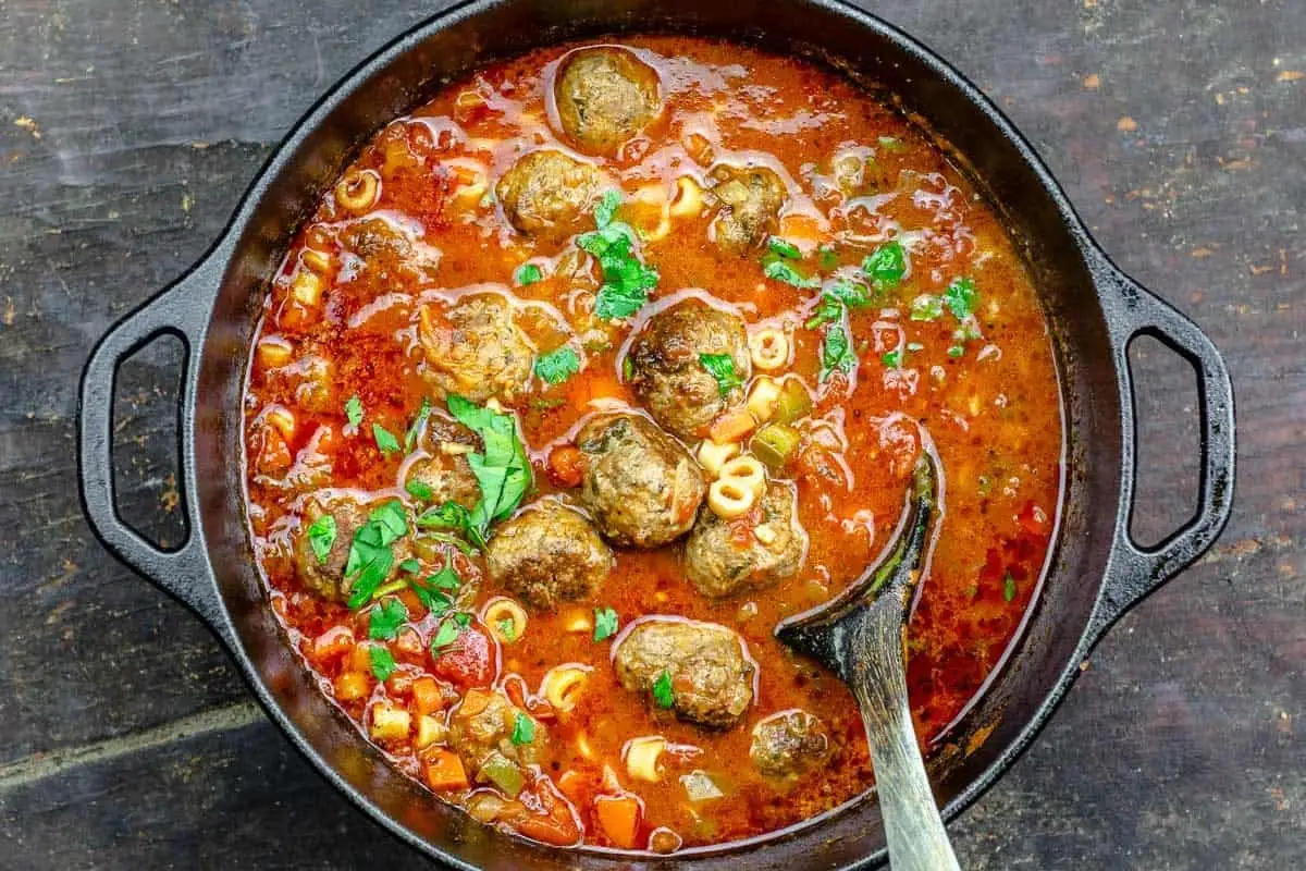 Italian Meatball Soup