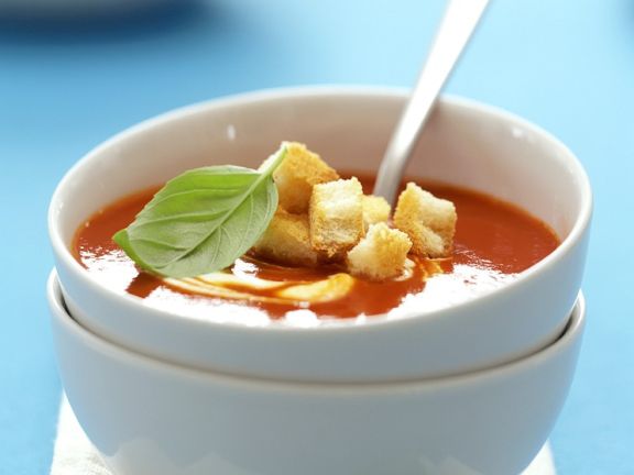 Cream of Tomato Gorgonzola Soup