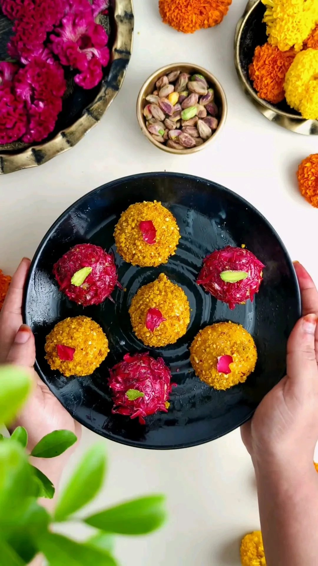 Rose Pistachio Truffle Balls