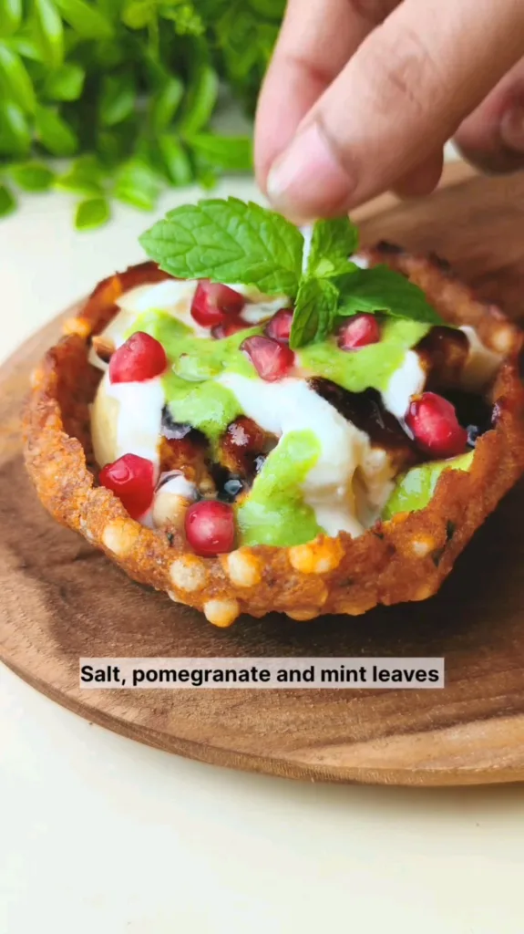 Sabudana Tokri Chaat
