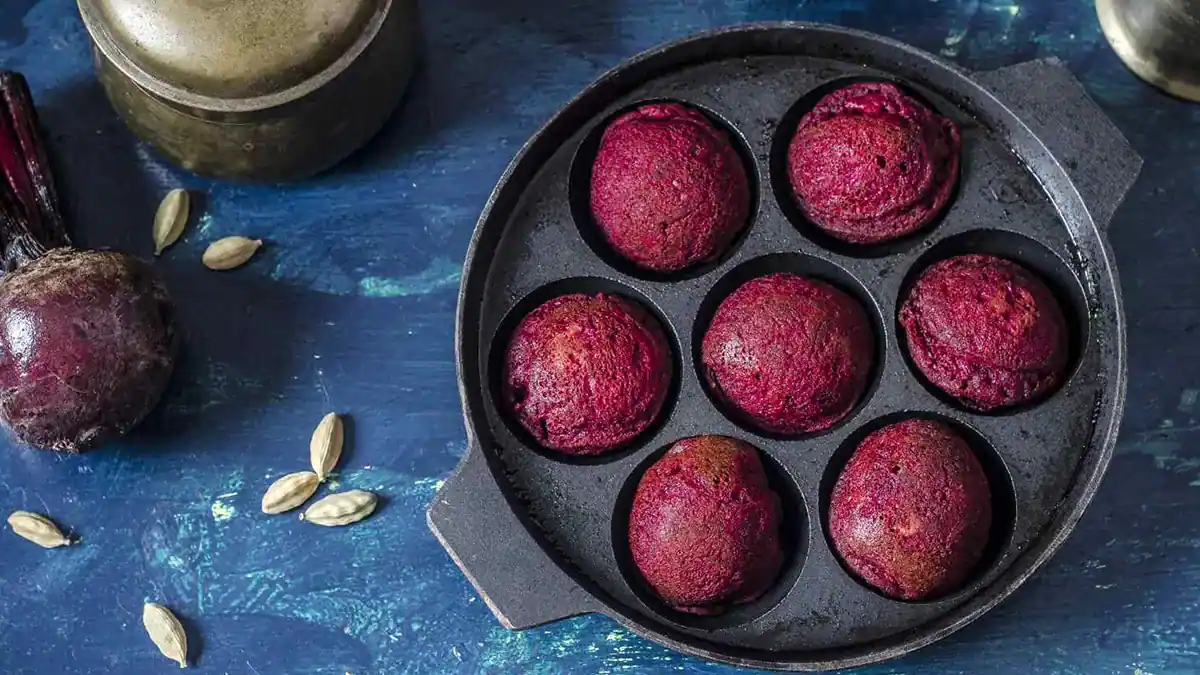 Beetroot Idli Fry