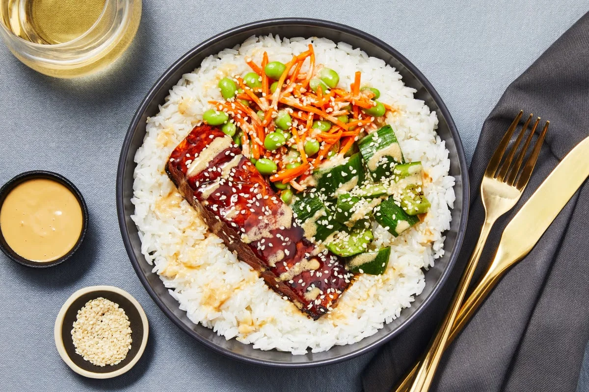 Teriyaki Salmon Bowl